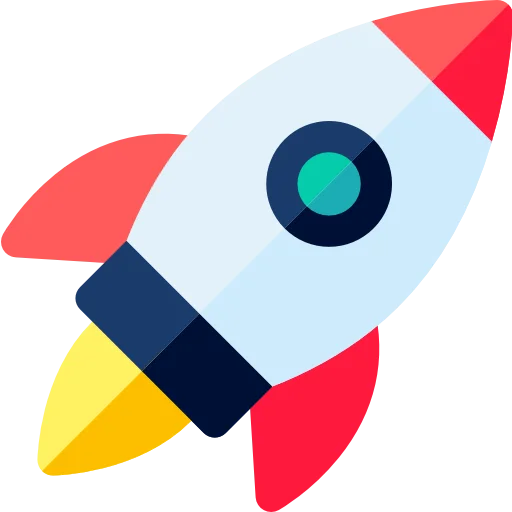 a rocket
            flying